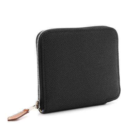 Hermes Epsom Silk'in Compact Wallet Black 3 of 8