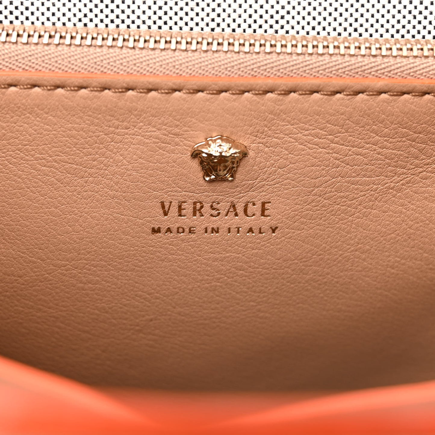 Calfskin Medium Palazzo Empire Bag Beige Blue Orange