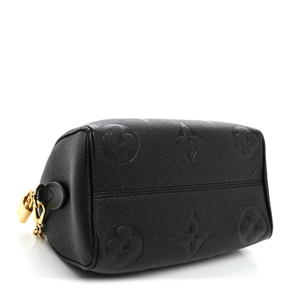Louis Vuitton Empreinte Monogram Giant Speedy Bandouliere 20 Black 4 of 9