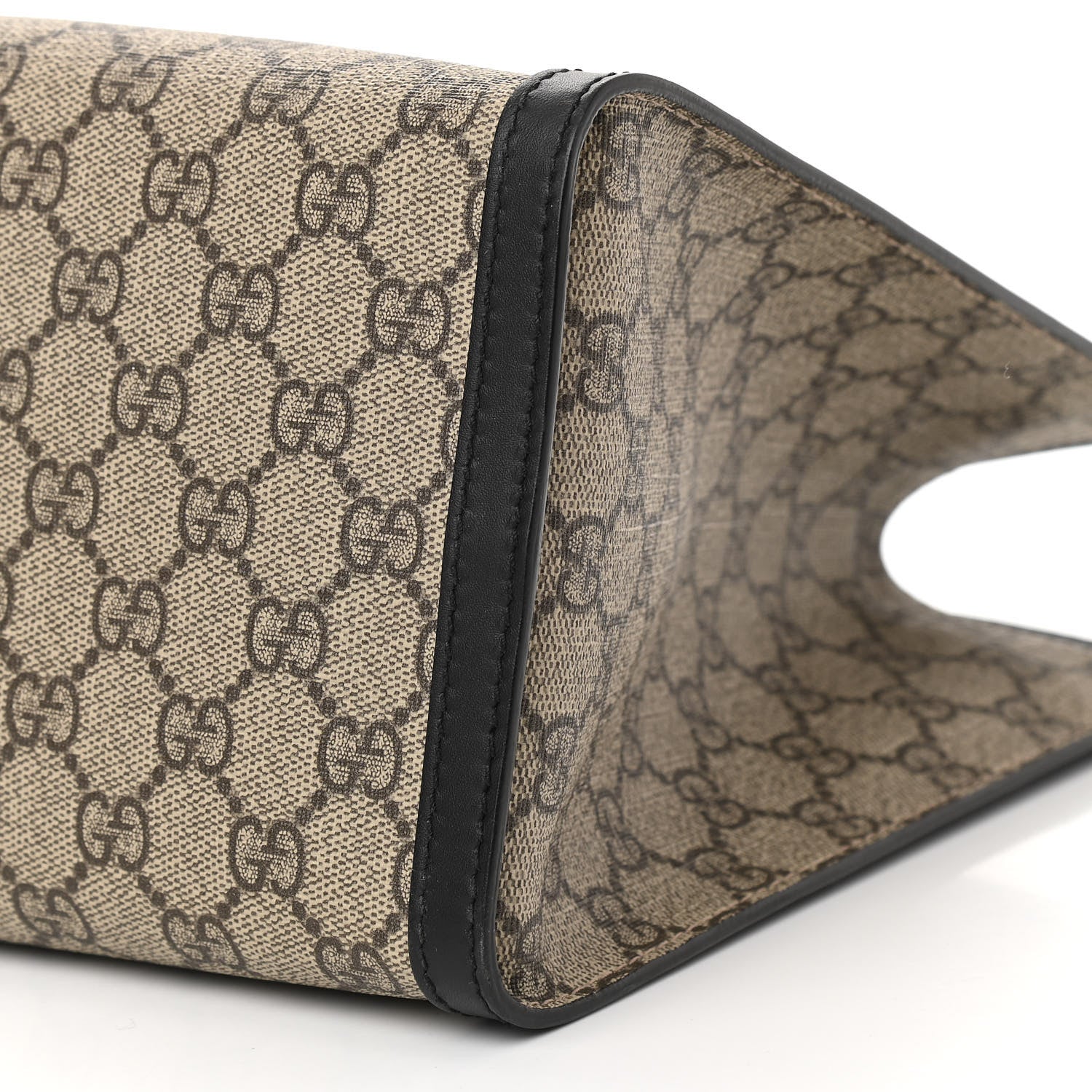 Gucci GG Supreme Monogram Medium Padlock Tote Black 10 of 10