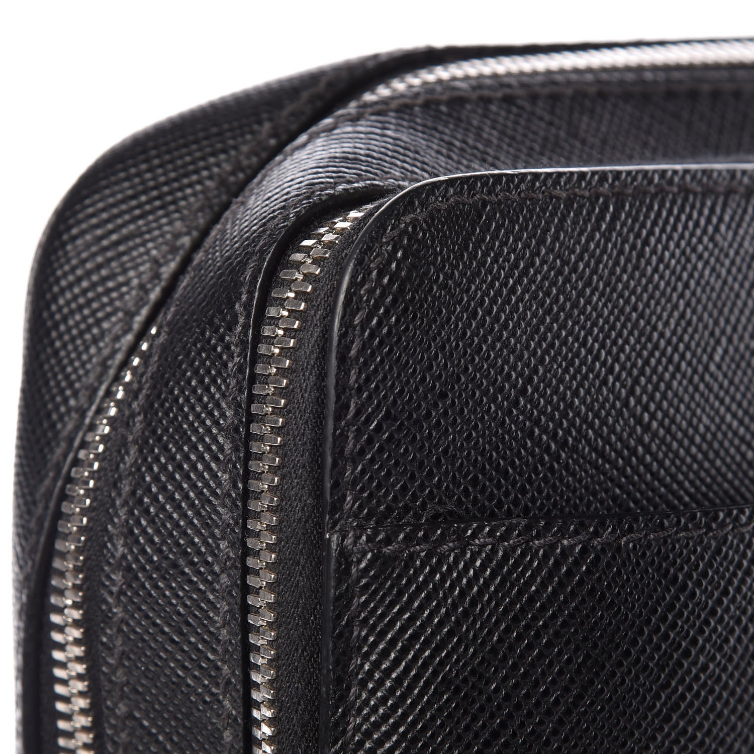 Prada Saffiano Cuir Briefcase Black 13 of 14