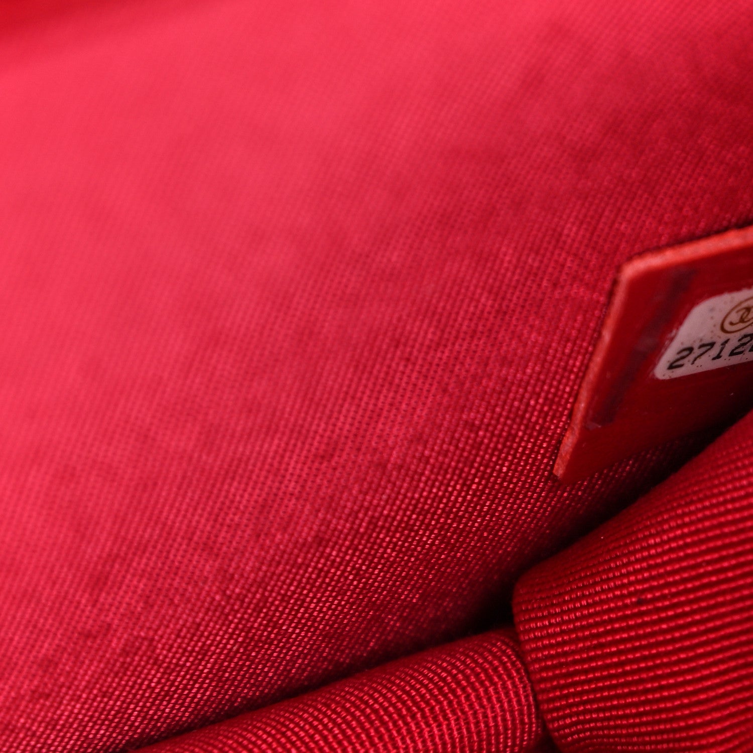 Chanel Lambskin Quilted CC Flap Red 7 of 9