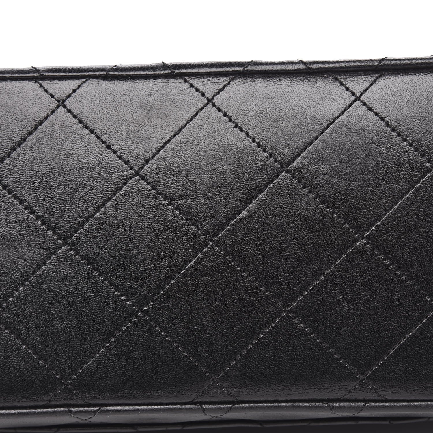 Chanel Lambskin Quilted XL Jumbo Single Flap Black 8 of 14