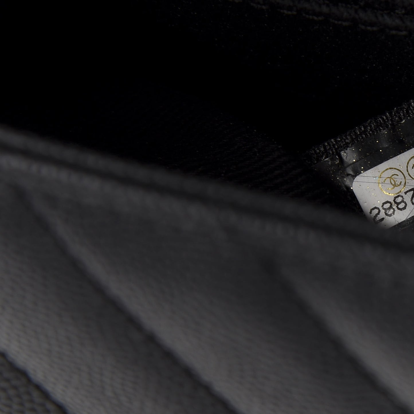 Caviar Chevron Quilted Mini Coco Handle Flap Dark Grey