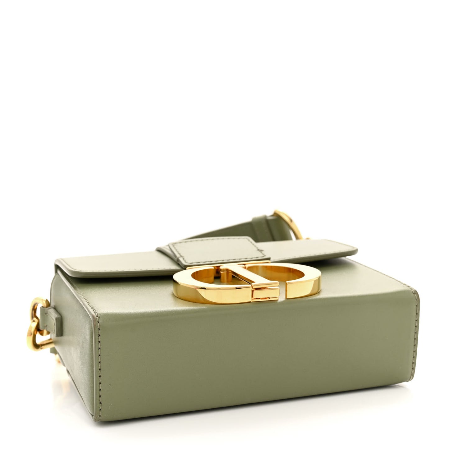 Box Calfskin 30 Montaigne Box Bag Mint Green