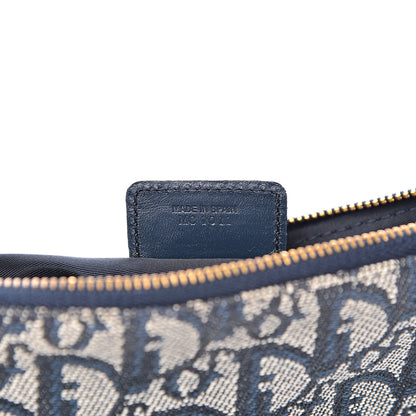 Christian Dior Monogram Mini Saddle Pochette Navy 7 of 10