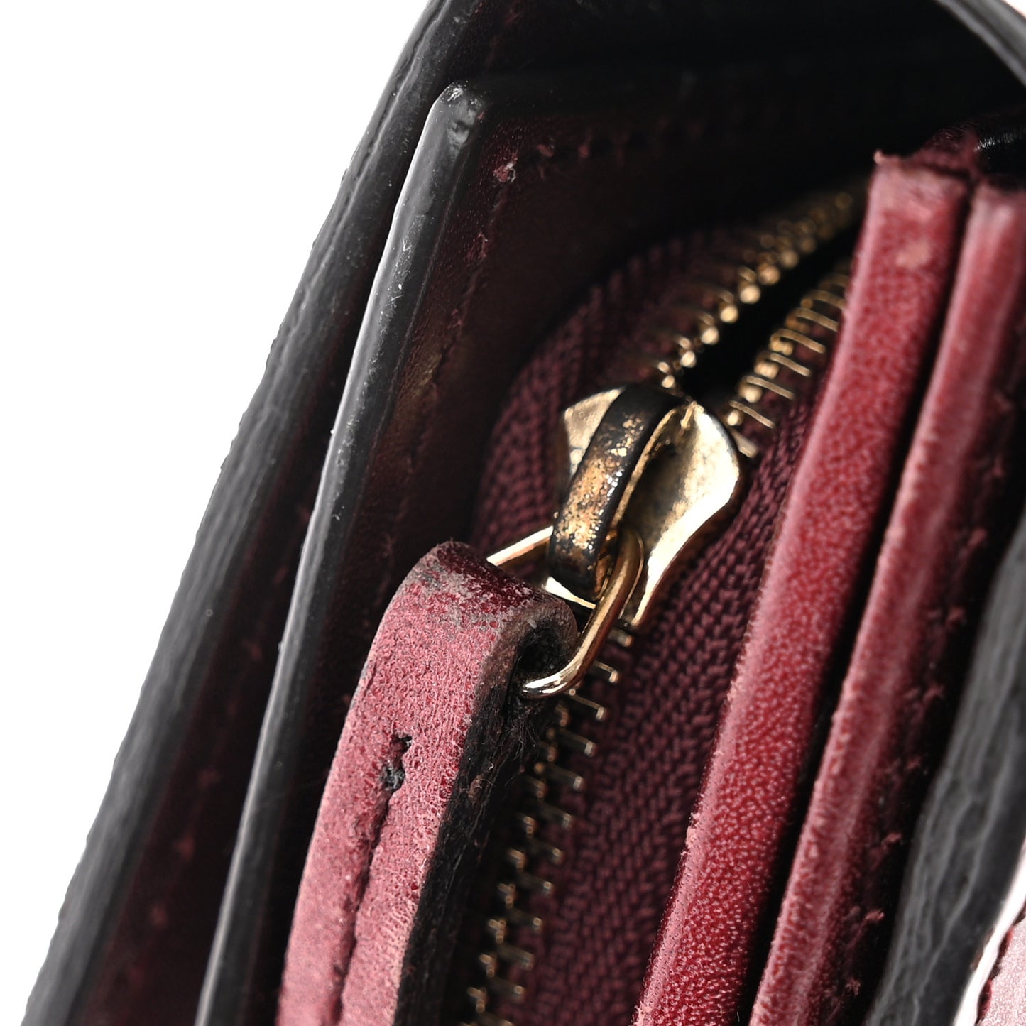 Shine Guccissima Lovely Heart Continental Wallet Scarlatto