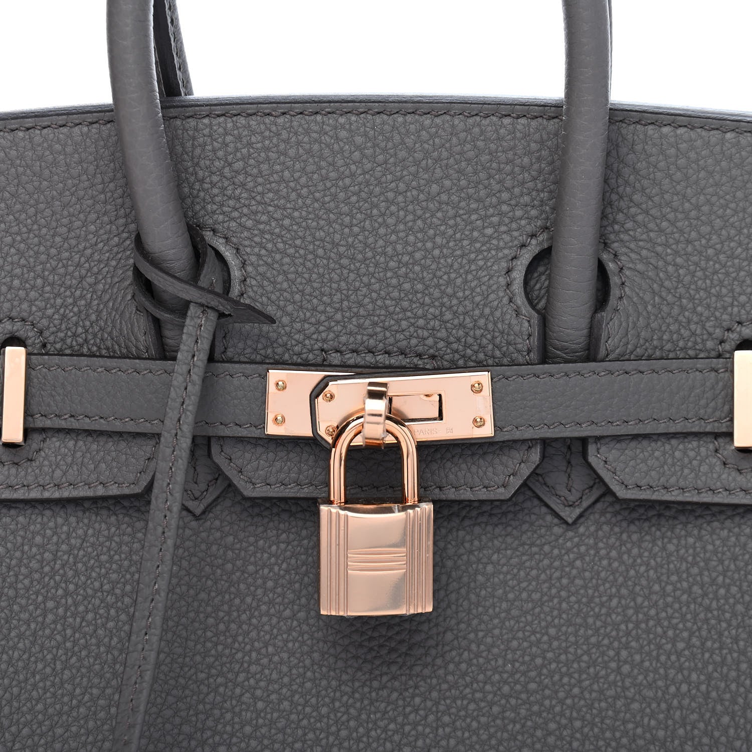 Hermes Togo Birkin 25 Etain 10 of 10