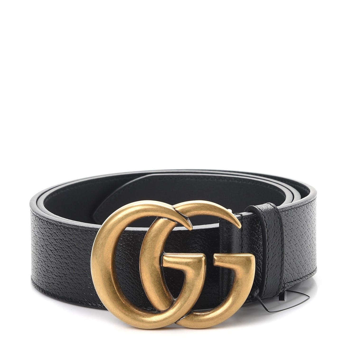 Textured Calfskin Double G 40mm Belt 90 36 Black