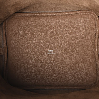 Hermes Taurillon Maurice Picotin Lock 22 MM Beige De Weimar 5 of 14