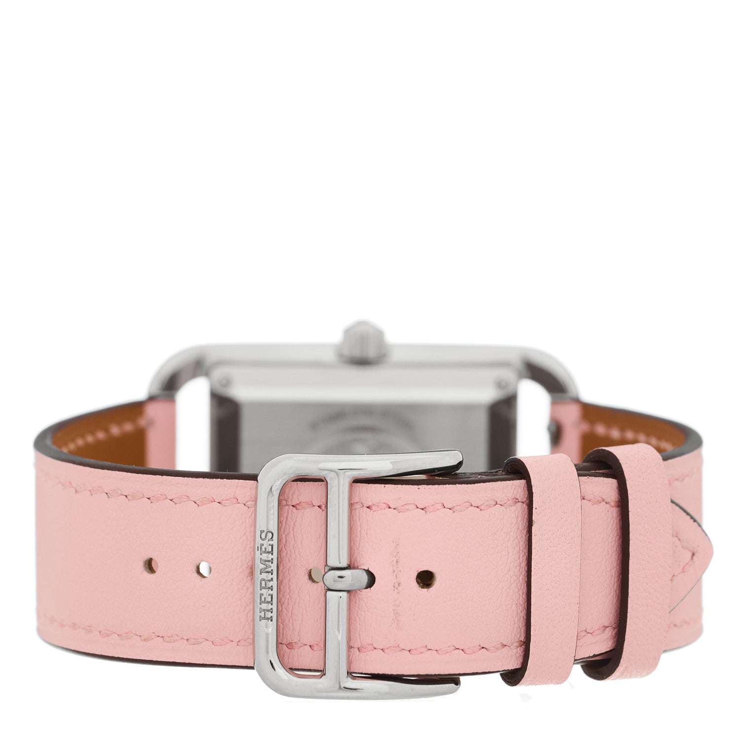 Hermes Stainless Steel Swift Diamond 29mm Cape Cod Automatic Watch Rose Sakura 3 of 5