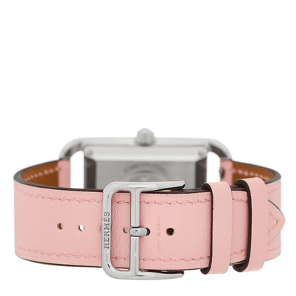 Hermes Stainless Steel Swift Diamond 29mm Cape Cod Automatic Watch Rose Sakura 3 of 5