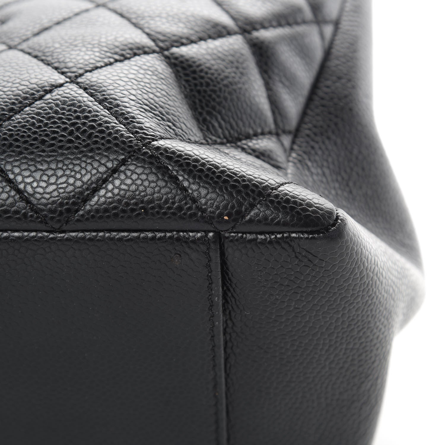 Chanel Caviar Quilted Grand Shopping Tote GST Black 11 of 14