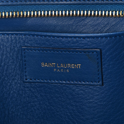 Saint Laurent Calfskin Small Classic Y Cabas Royal Blue 6 of 12