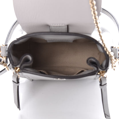 Chloe Suede Calfskin Mini Faye Backpack Airy Grey 6 of 14