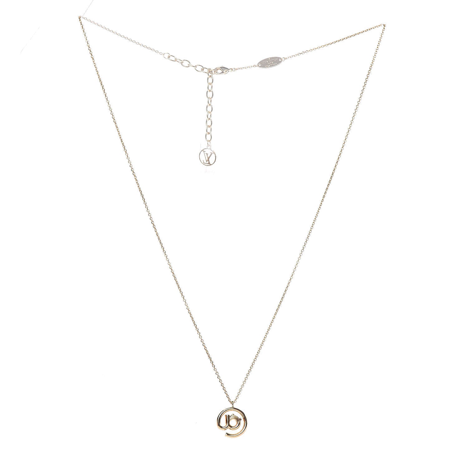 Louis Vuitton LV And Me AT Necklace Gold 3 of 7