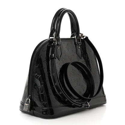Louis Vuitton Vernis Alma PM Noir Magnetique 3 of 12