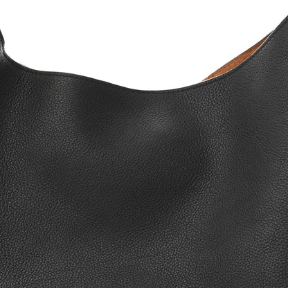 Louis Vuitton Grained Calfskin Low Key Hobo MM Black 8 of 11