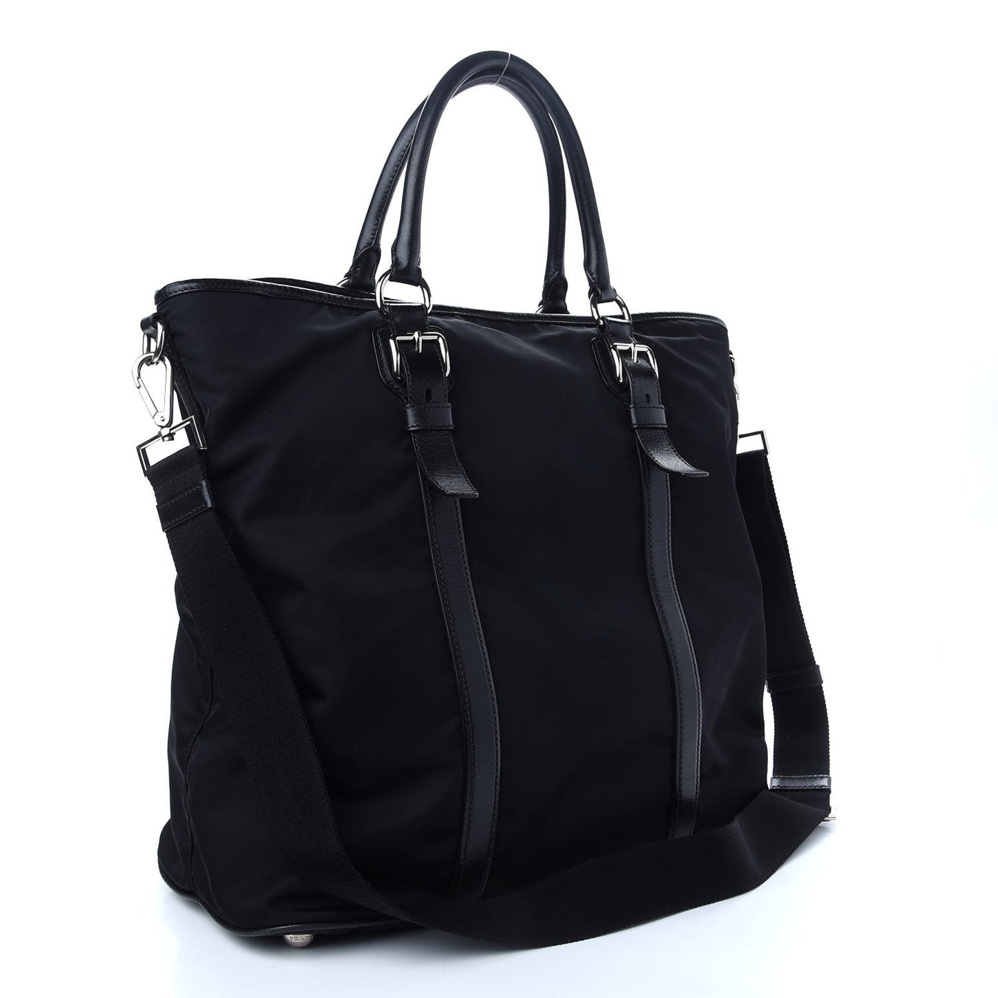 Tessuto Nylon Saffiano Weekender Black