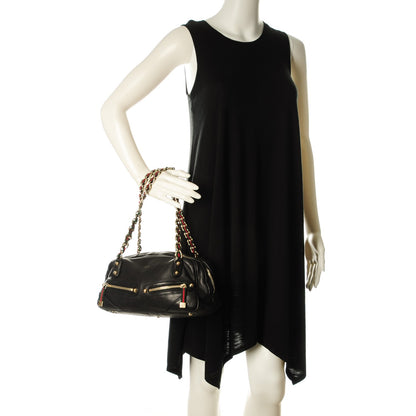 Gucci Goatskin Small Capri Bowler Black 2 of 7