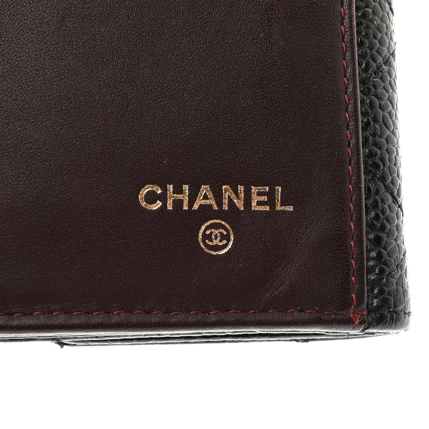 Chanel Caviar Quilted Large Gusset Flap Wallet Black 7 of 14