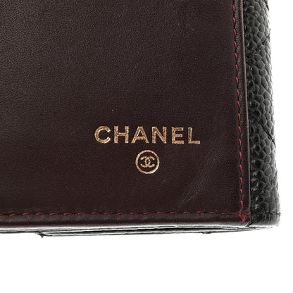 Chanel Caviar Quilted Large Gusset Flap Wallet Black 7 of 14