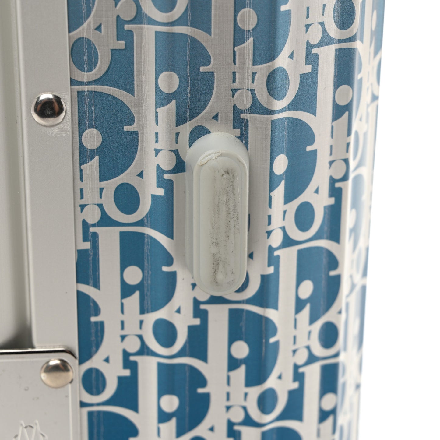 X RIMOWA Aluminum Gradient Cabin Luggage Blue Multi