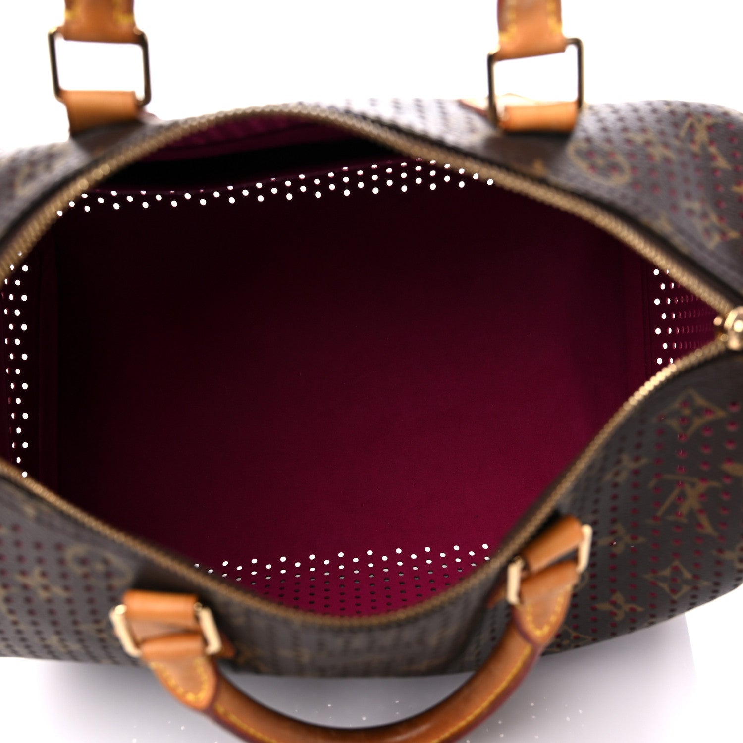 Louis Vuitton Monogram Perforated Speedy 30 Fuchsia 5 of 14