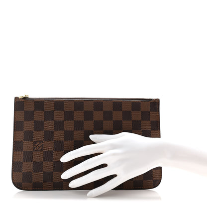 Louis Vuitton Damier Ebene Neverfull MM GM Pochette 2 of 8