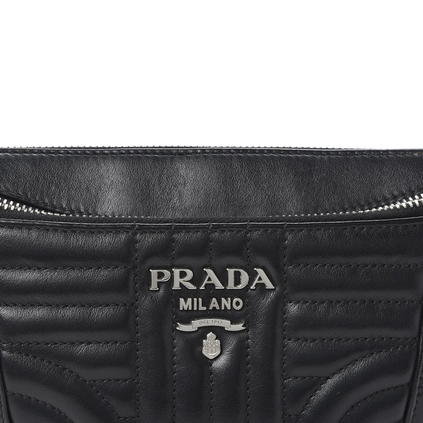 Soft Calfskin Impunture Diagramme Belt Bag Black