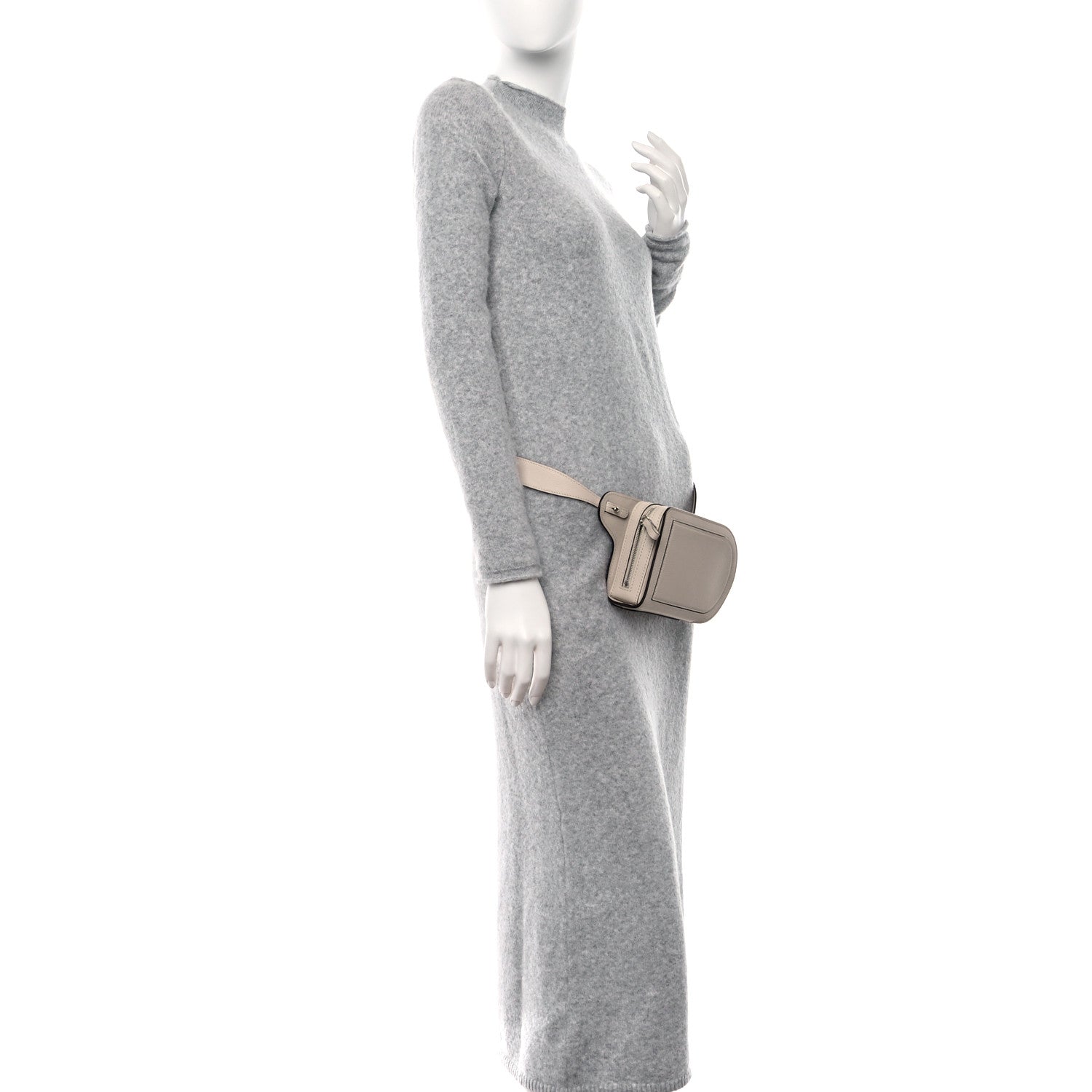 Delvaux Jumping Calfskin Pin City Sling Bag Sesame 2 of 9