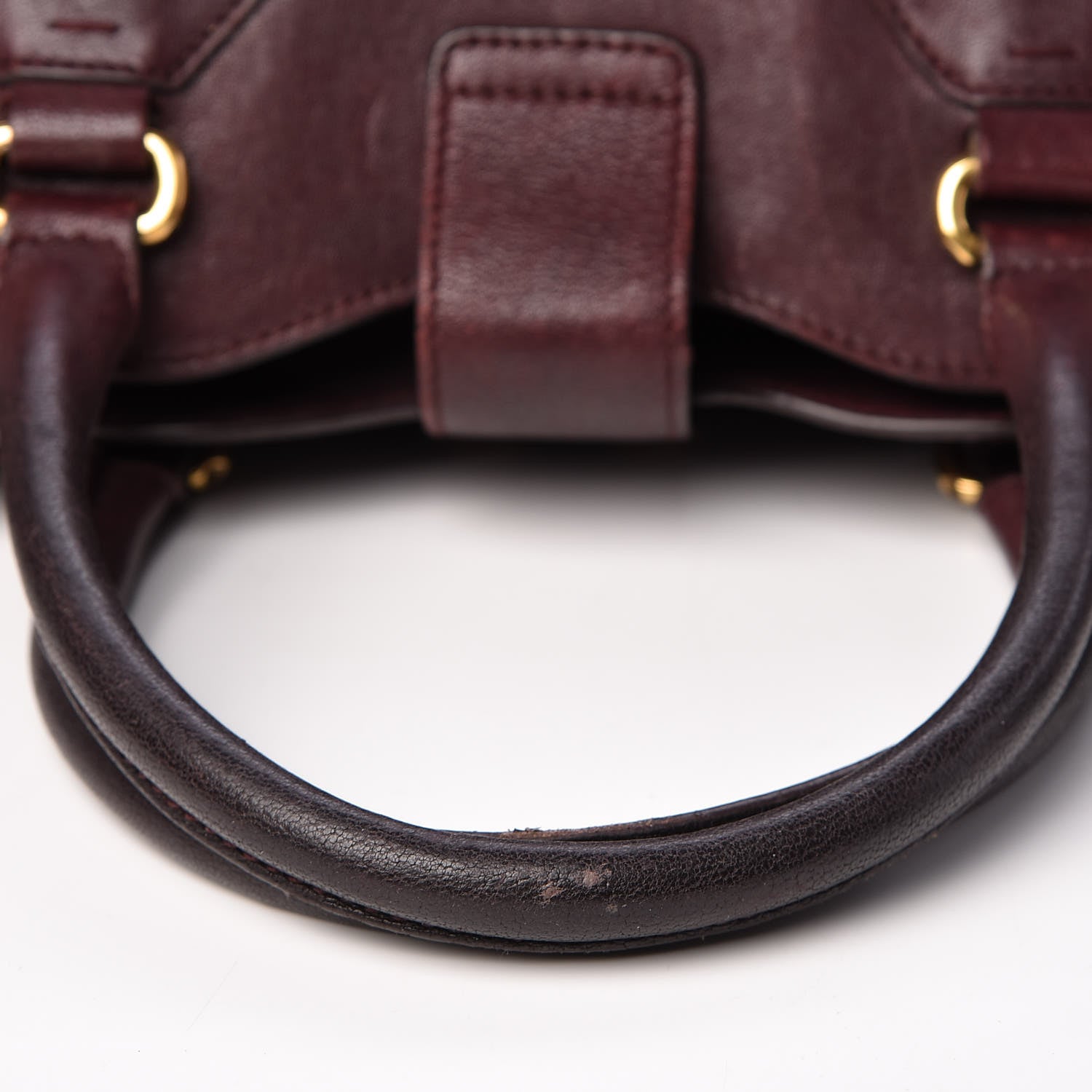Saint Laurent Sheepskin Large Cabas ChYc Plum 16 of 23