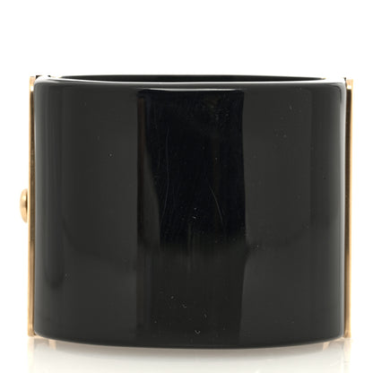 Chanel Resin Pearl CC Cuff Black 3 of 6