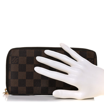 Louis Vuitton Damier Ebene Zippy Wallet 2 of 17