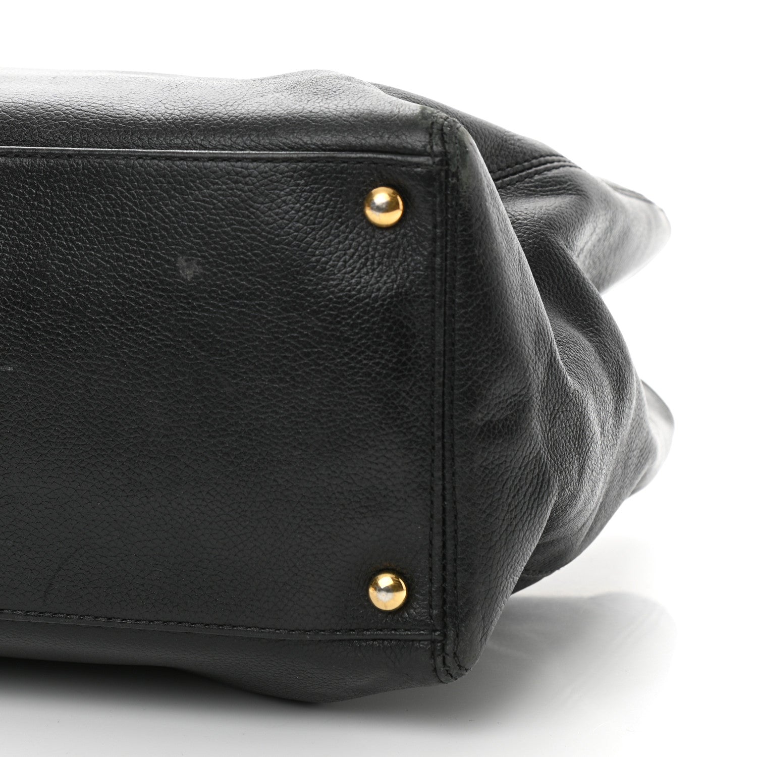 Chanel Calfskin Cerf Executive Shopper Tote Black 10 of 15