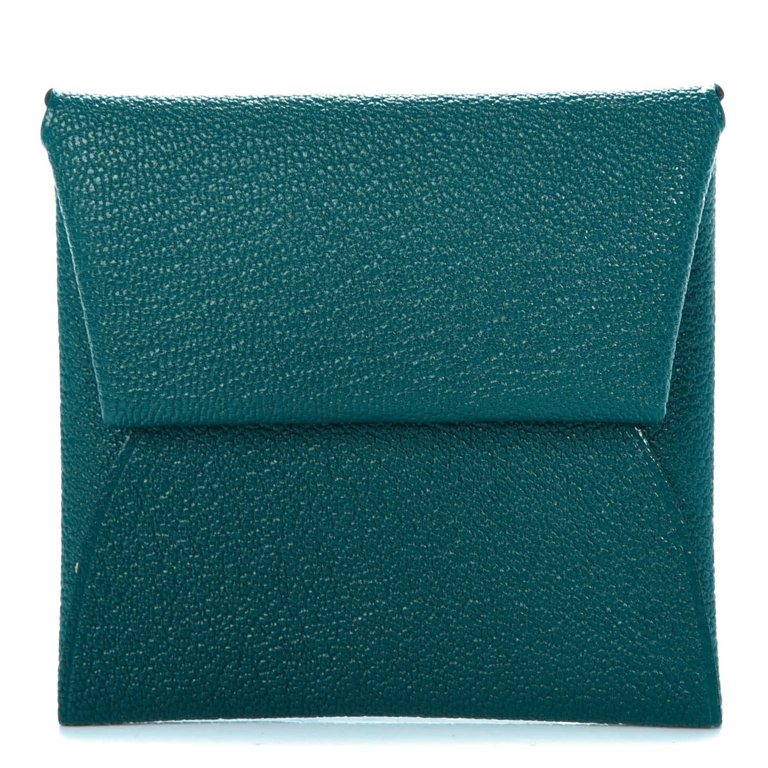 Hermes Chevre Mysore Bastia Coin Purse Vert Bosphore 1 of 6