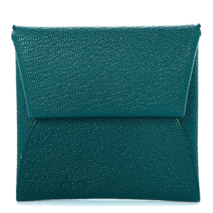 Hermes Chevre Mysore Bastia Coin Purse Vert Bosphore 1 of 6