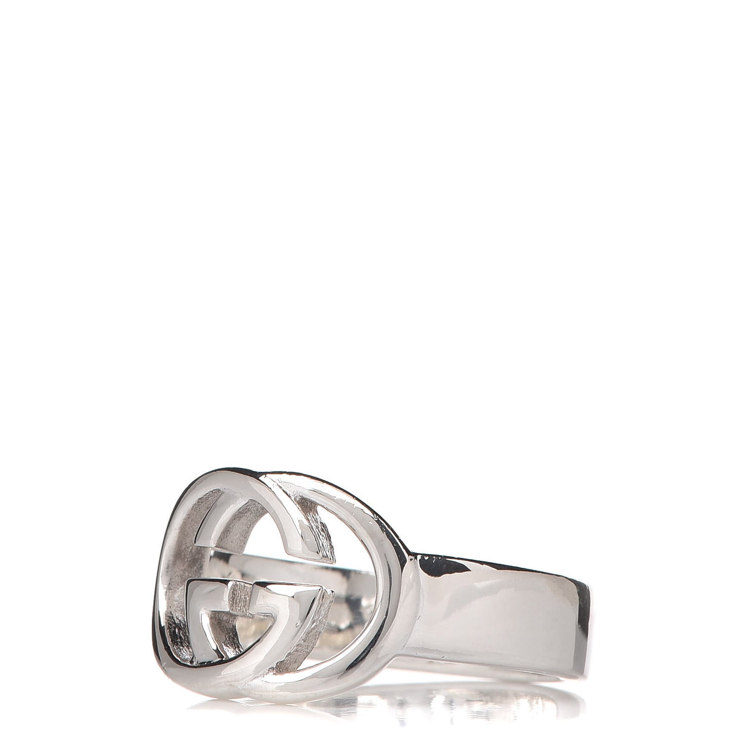 Sterling Silver Interlocking G Ring 53 6.25
