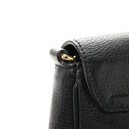 Gucci Pebbled Calfskin Small Soho Flap Crossbody Black 11 of 12