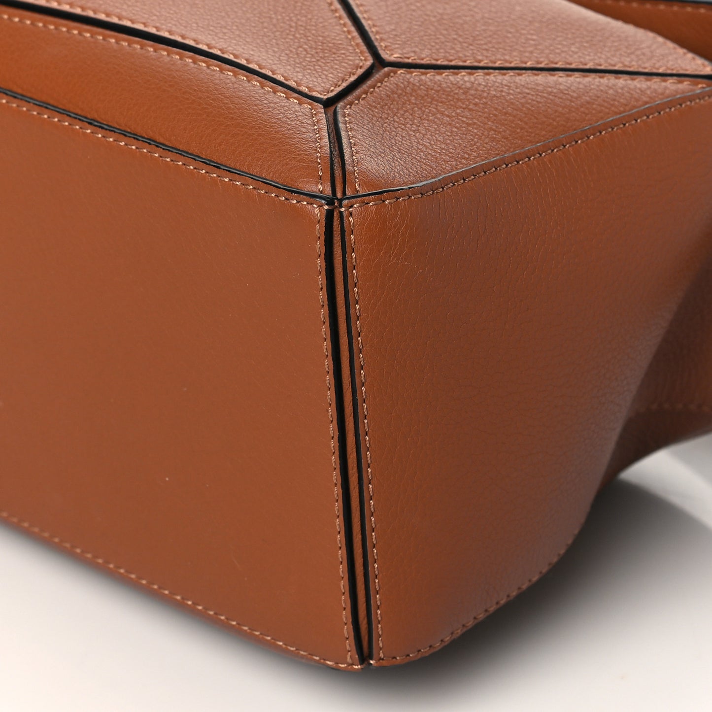 Calfskin Small Puzzle Bag Tan
