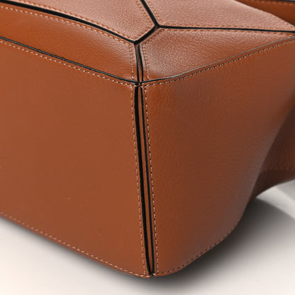 Loewe Calfskin Small Puzzle Bag Tan 10 of 10