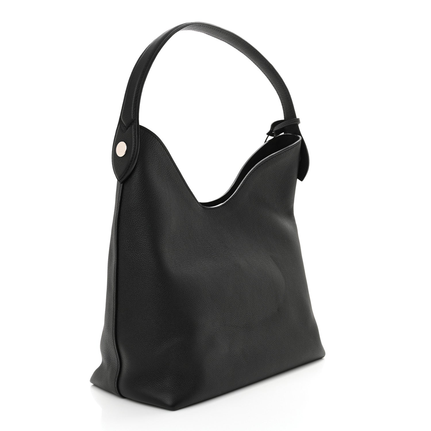 Louis Vuitton Calfskin Lockme Hobo Black 3 of 9