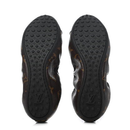 Louis Vuitton Monogram Flirty Ballerina Flats 34 Black 4 of 4