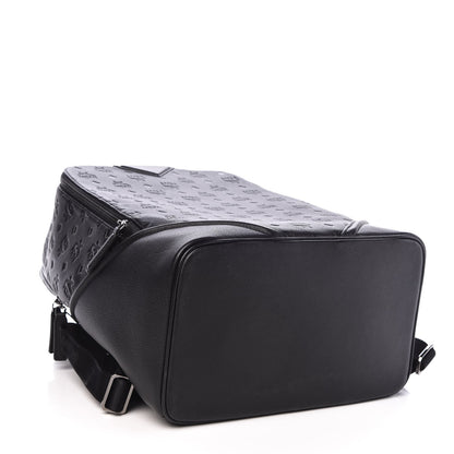 MCM Calfskin Ottomar Monogram Duke Backpack Black 4 of 6