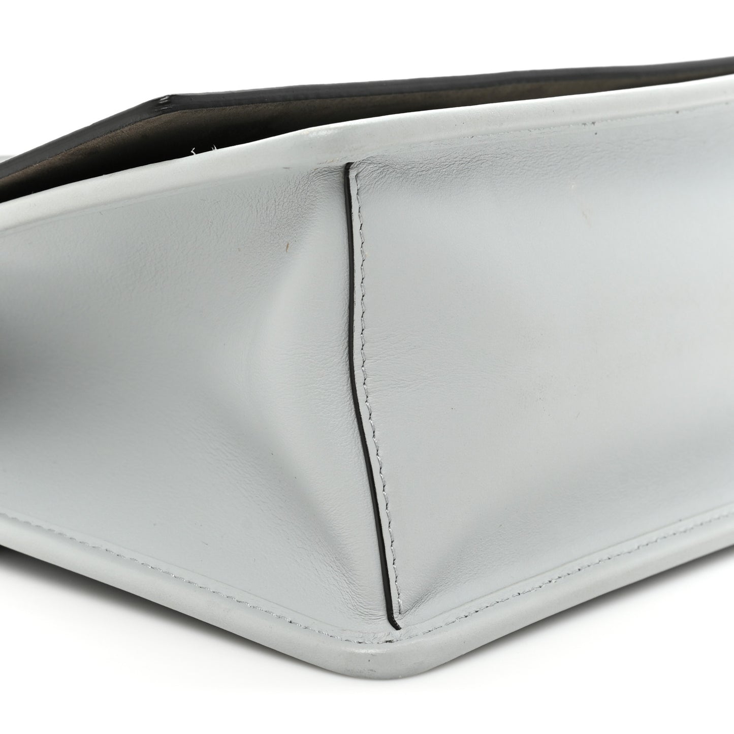 Vitello Century Opaco F is Fendi Kan I Shoulder Bag Grigio Perla