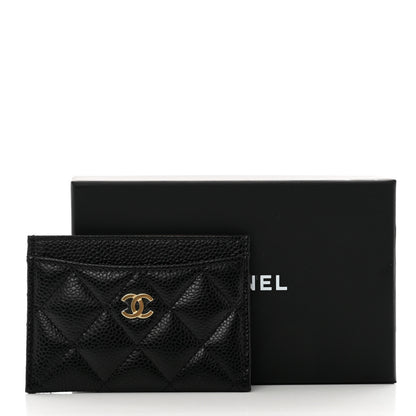 Chanel Caviar Quilted Card Holder Black 9 of 9