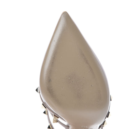 Valentino Garavani Patent Rockstud 90mm Cage Mules 36 Poudre 8 of 12