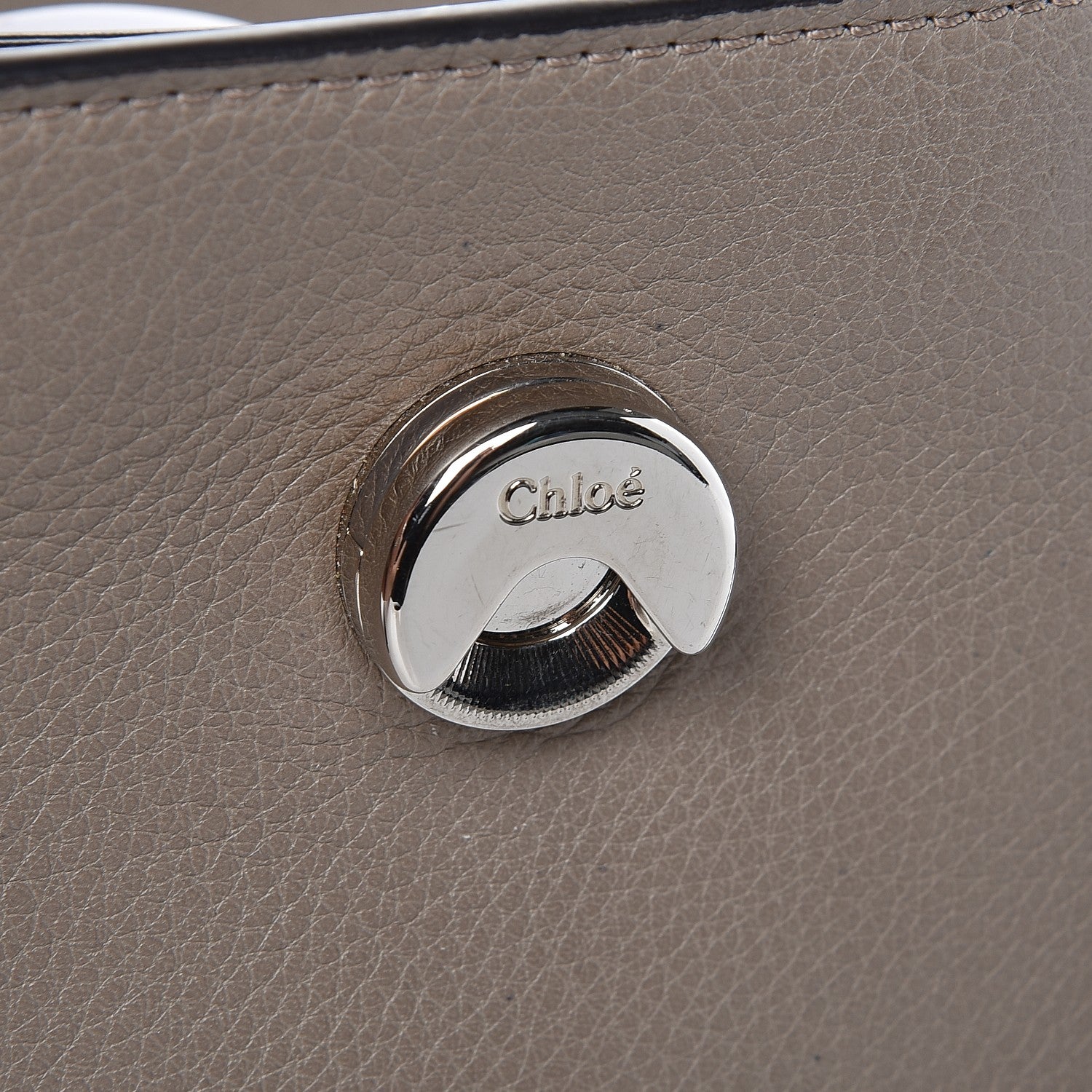 Chloe Calfskin Mini Faye Day Shoulder Bag Motty Grey 23 of 23