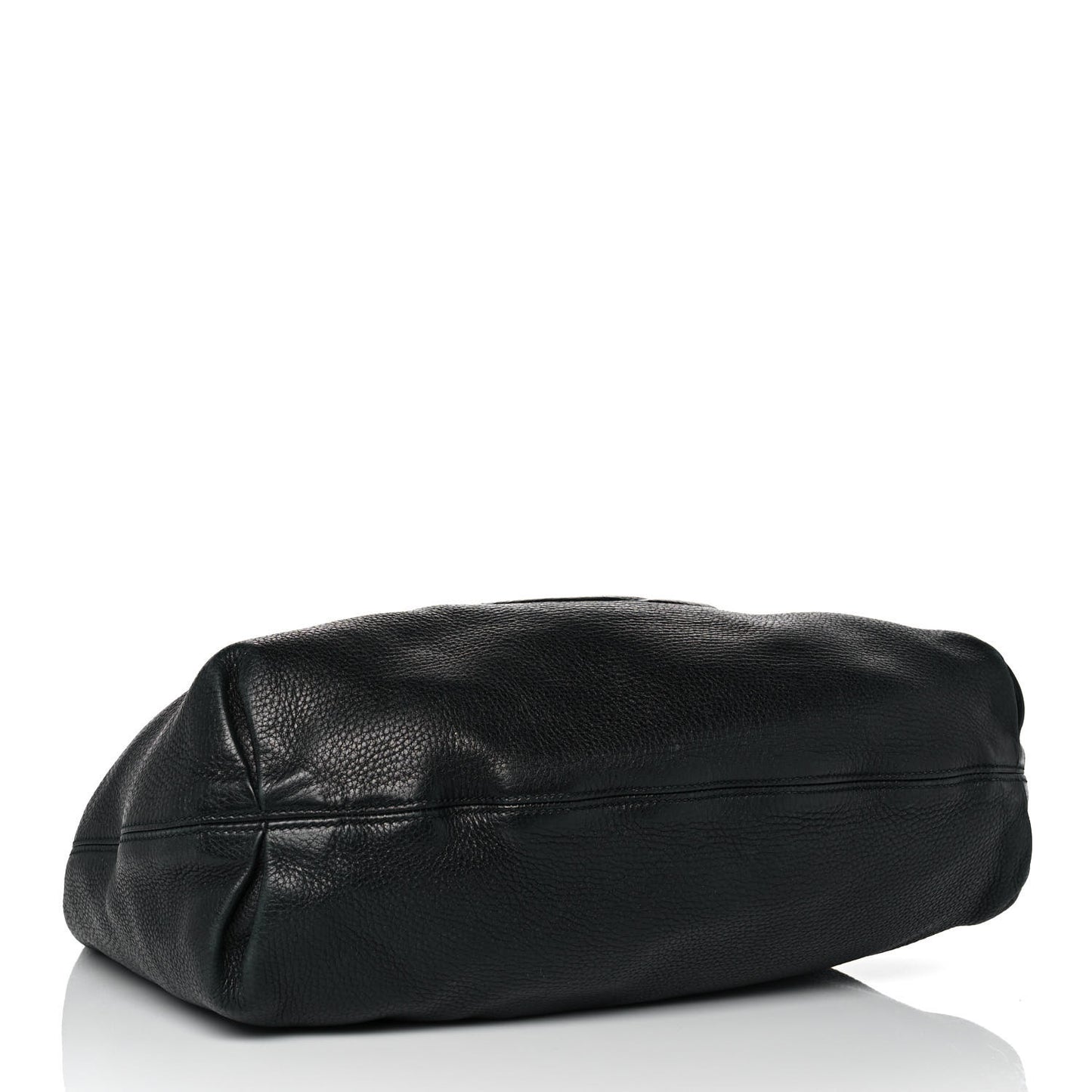 Pebbled Calfskin Soho Hobo Black