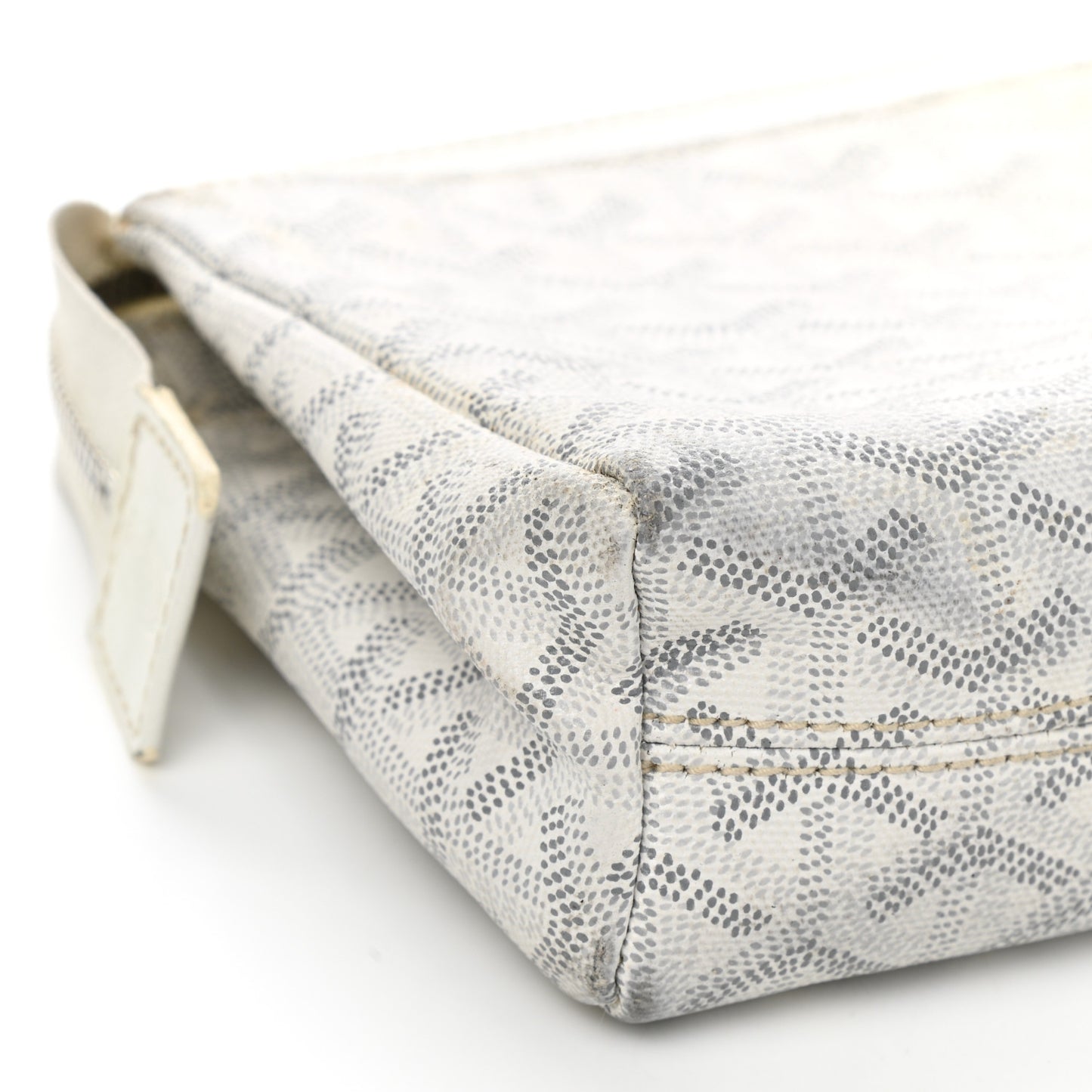 Goyardine Miroir Toiletry Bag PM White